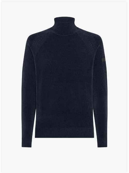 VELVET TURTLENECK KNIT RRD- ROBERTO RICCI DESIGN | W2513360 BLUE BLACK